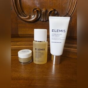 Elemis Set of Cleansing Balm, Apricot Toner, Day Cream--New/Sealed